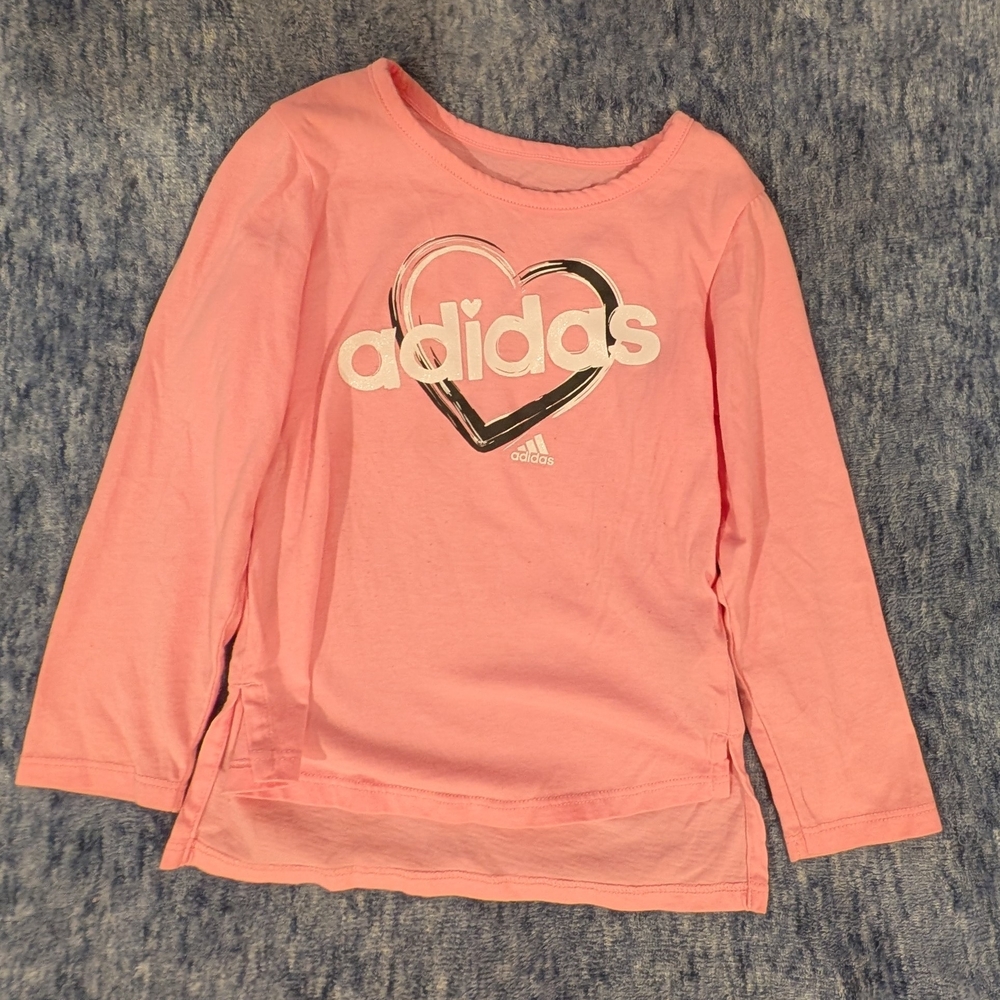 Adidas 24M Kids Pink Long Sleeve Shirt
